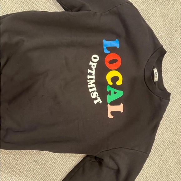 Madhappy Local Optimist Black Crewneck Limited Edition not sold anymore - Picture 2 of 5